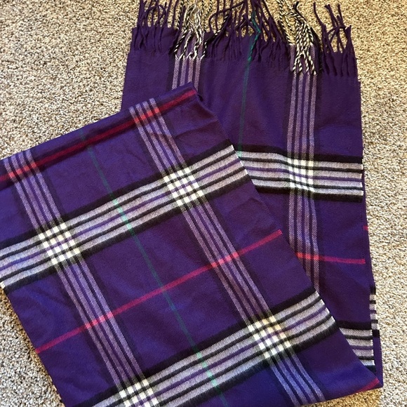 Lord and TayloR purple plaid scarf - Picture 4 of 4
